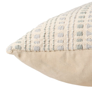 Jaipur Living Jaipur Living Aryn Geometric Stripe Embroidered Cotton Throw Pillow for Coastal Boho Rooms Down PLW104000
