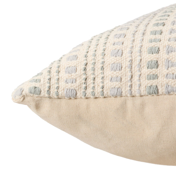 Jaipur Living Jaipur Living Aryn Geometric Stripe Embroidered Cotton Throw Pillow for Coastal Boho Rooms Down PLW104000