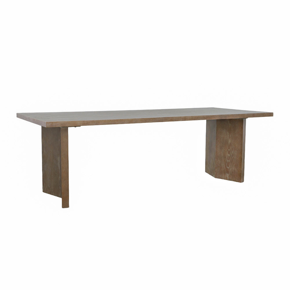 Lh Imports Fraser Rectangular Dining Table – Solid Ash Wood, Unique Angled Legs, Seats 4-6 For Stylish Gatherings Brown Ash,Ash Veneer,Plywood Snh-66s