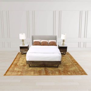 Lh Imports Two Tone Decorative Pillow - Luxurious 100% Leather & Linen Cushion For Stylish Home Décor! Brown,Beige Fabric & Leather Snh-70-ttd