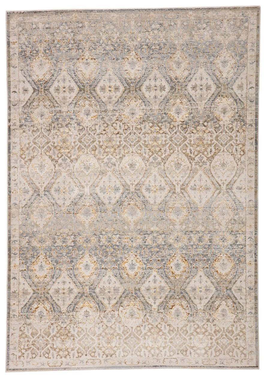 Jaipur Living Sinclaire Hakeem Snl01 Powerloomed Machinemade 35% Metallic Poly 35% Polypropylene 30% Polyester Vintage Oriental Indoor Rug Taupe, Gold 35% Metallic Poly 35% Polypropylene 30% Polyester Rug146733