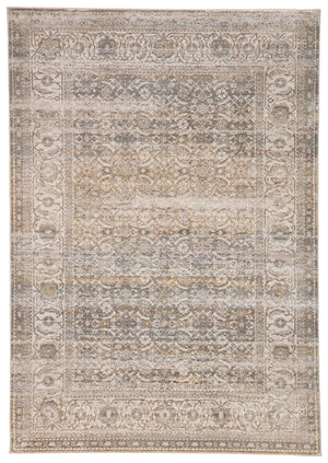 Jaipur Living Vibe by Jaipur Living Ilias Metallic Lattice Power Loomed Vintage Glam Area Rug 5'X7'6" RUG146739
