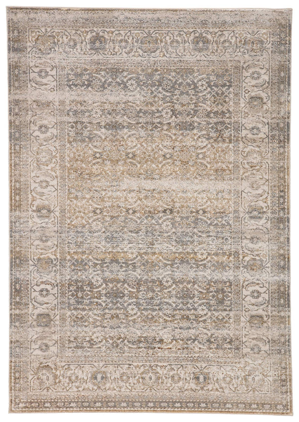 Jaipur Living Vibe by Jaipur Living Ilias Metallic Lattice Power Loomed Vintage Glam Area Rug 5'X7'6" RUG146739