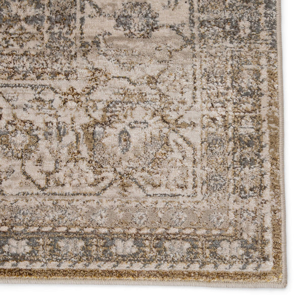 Jaipur Living Vibe by Jaipur Living Ilias Metallic Lattice Power Loomed Vintage Glam Area Rug 5'X7'6" RUG146739
