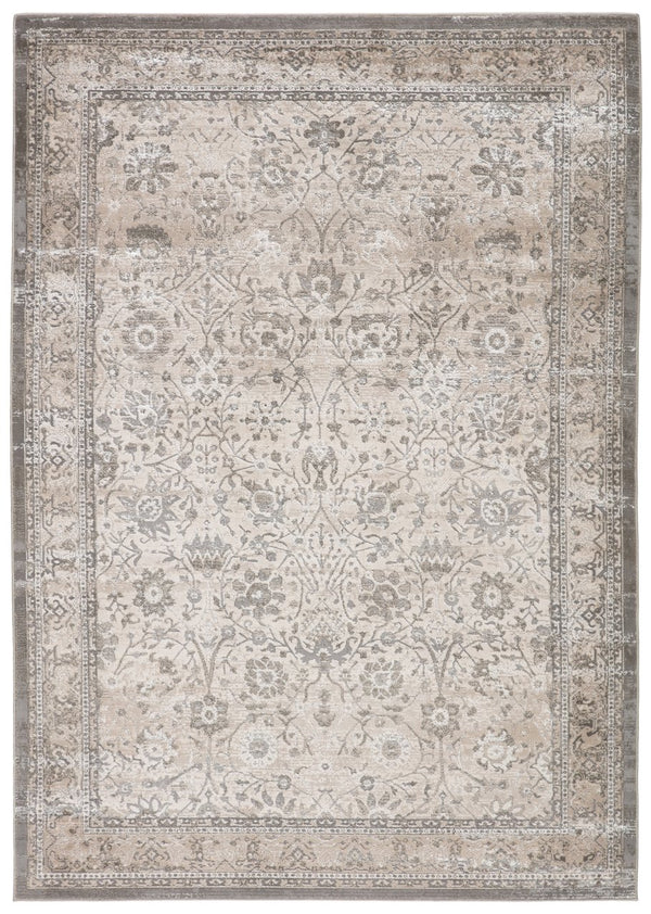 Jaipur Living Sinclaire Odel Snl05 Powerloomed Machinemade 35% Metallic Poly 35% Polypropylene 30% Polyester Traditional Oriental Indoor Rug Gray, Taupe 35% Metallic Poly 35% Polypropylene 30% Polyester Rug146751
