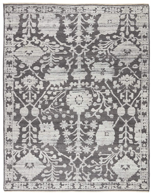 Jaipur Living Jaipur Living Riona Hand-knotted Viscose Rug Floral Medallion for Room RUG146557