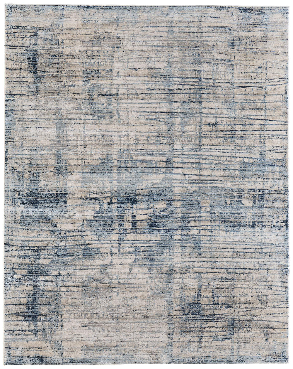 Feizy Rugs Sonora Abstract Watercolor Area Rug Soft Artistic Pattern for Living Room or Bedroom 5' x 7'6" SNR39UAFBLUBGEE70