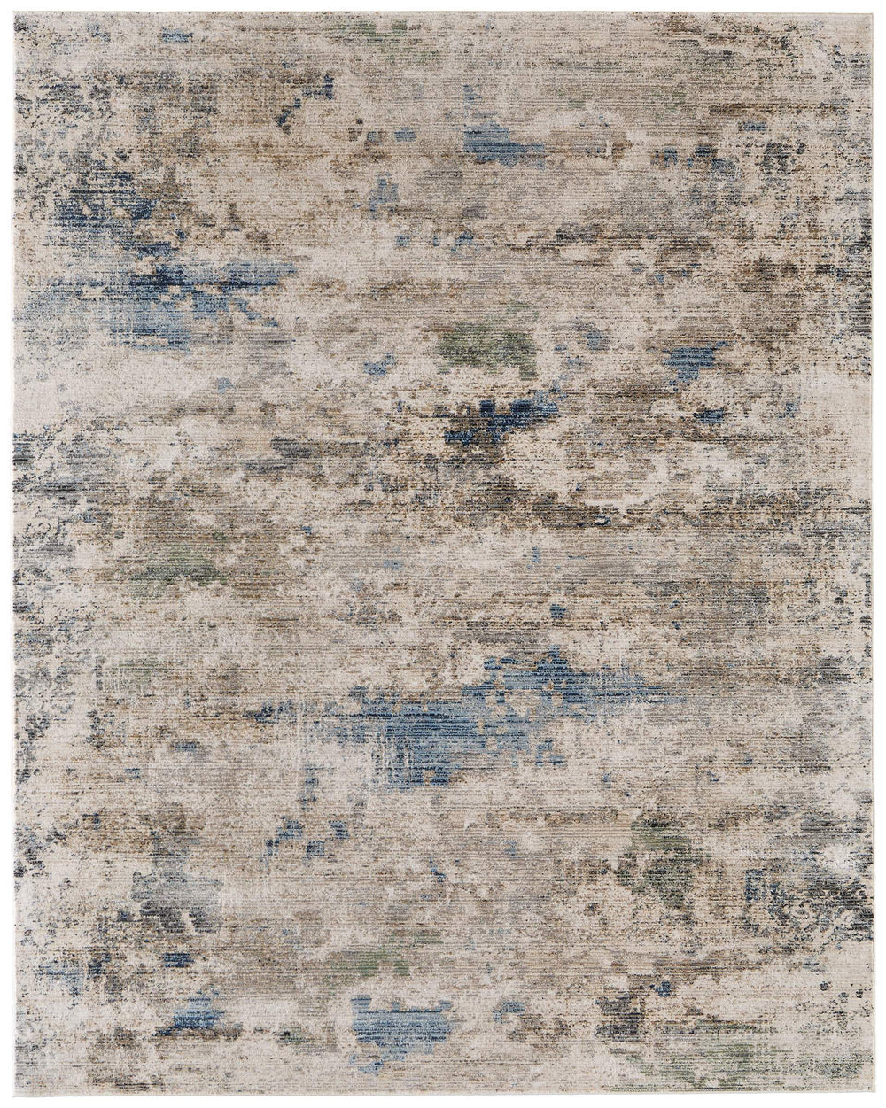 Feizy Rugs Sonora Abstract Watercolor Area Rug Polypropylene Blend for Living and Bedroom Spaces 5' x 7'6" SNR39UBFBGEMLTE70