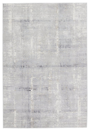 Jaipur Living Solace Lavato Soc01 Powerloomed Machinemade 60% Polypropylene 40% Polyester Abstract Abstract Indoor Rug Light Gray, Cream 60% Polypropylene 40% Polyester Rug150989