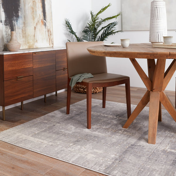 Jaipur Living Solace Lavato Soc01 Powerloomed Machinemade 60% Polypropylene 40% Polyester Abstract Abstract Indoor Rug Light Gray, Cream 60% Polypropylene 40% Polyester Rug150989