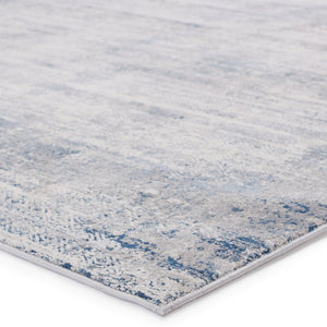 Jaipur Living Solace Werner Soc03 Powerloomed Machinemade 67% Polypropylene 33% Polyester Abstract Abstract Indoor Rug Gray, Blue 67% Polypropylene 33% Polyester Rug150998
