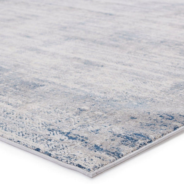 Jaipur Living Solace Werner Soc03 Powerloomed Machinemade 67% Polypropylene 33% Polyester Abstract Abstract Indoor Rug Gray, Blue 67% Polypropylene 33% Polyester Rug150998