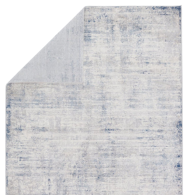 Jaipur Living Solace Werner Soc03 Powerloomed Machinemade 67% Polypropylene 33% Polyester Abstract Abstract Indoor Rug Gray, Blue 67% Polypropylene 33% Polyester Rug150998