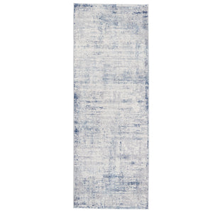 Jaipur Living Solace Werner Soc03 Powerloomed Machinemade 67% Polypropylene 33% Polyester Abstract Abstract Indoor Rug Gray, Blue 67% Polypropylene 33% Polyester Rug150998