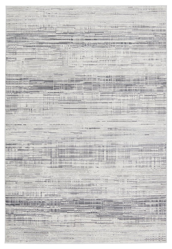 Jaipur Living Solace Zesiro Soc04 Powerloomed Machinemade 57% Polyester 43% Polypropylene Abstract Abstract Indoor Rug Gray, Ivory 57% Polyester 43% Polypropylene Rug151001