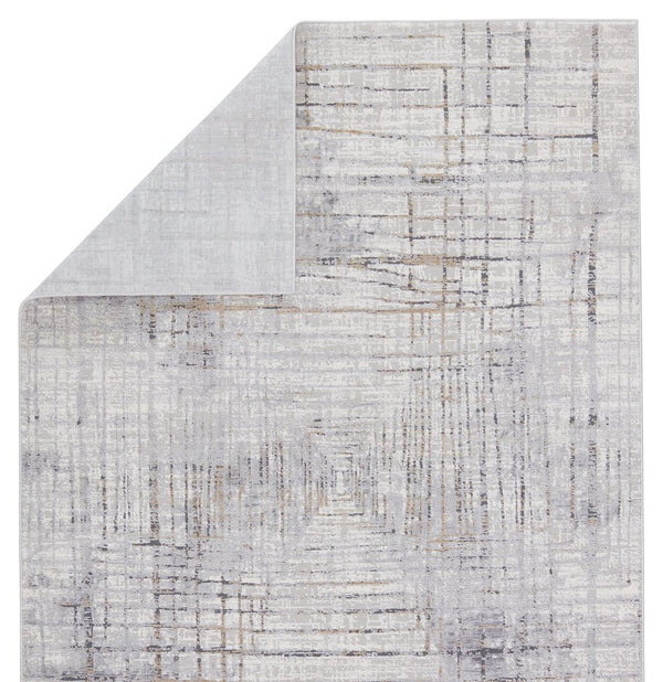 Jaipur Living Solace Toril Soc05 Powerloomed Machinemade 57% Polypropylene 43% Polyester Abstract Abstract Indoor Rug Gray, Gold 57% Polypropylene 43% Polyester Rug151005