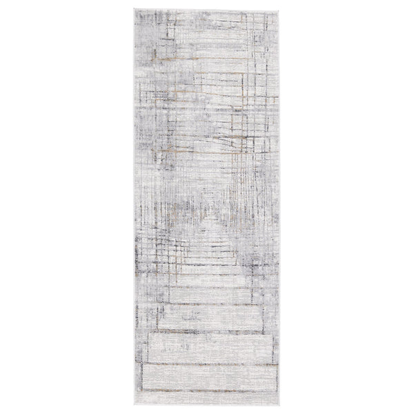 Jaipur Living Solace Toril Soc05 Powerloomed Machinemade 57% Polypropylene 43% Polyester Abstract Abstract Indoor Rug Gray, Gold 57% Polypropylene 43% Polyester Rug151005