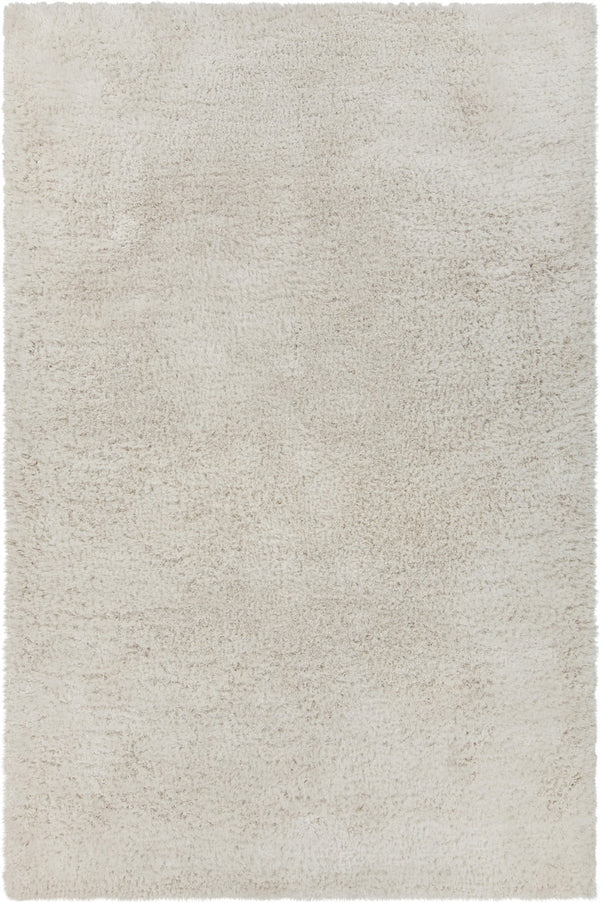 Chandra Rugs Hand-woven Luxurious Contemporary Shag Rug - Artisan Crafted, Plush Comfort For Your Living Space White Polyester Sof47900-576