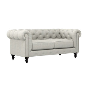 Nativa Interiors London Tufted Sofa 103" Grey  Sof-london-103-dp-pf-grey