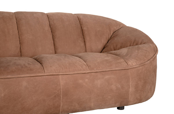 Amadeus Full Grain Leather Sofa with Hardwood Frame for Spacious Living Rooms