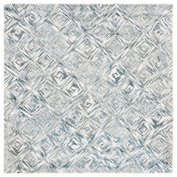 Safavieh Soho Luxurious Area Rug - Elegant Viscose, Wool, And Cotton Blend For Chic Home Décor Solutions Ivory ,Green 50% Viscose,30% Wool,20% Cotton Soh125y-6sq