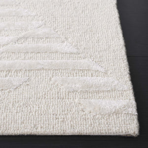Safavieh Soho Hand-Tufted Wool Viscose Runner Rug with Geometric Relief for Hallways 3'-0" x 5'-0" SOH177A-3