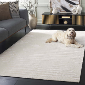 Safavieh Soho Hand-Tufted Wool Viscose Runner Rug with Geometric Relief for Hallways 5'-0" x 8'-0" SOH177A-5