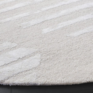 Safavieh Soho Hand-Tufted Wool Viscose Runner Rug with Geometric Relief for Hallways 6'-0" x 6'-0" - A SOH177A-6R