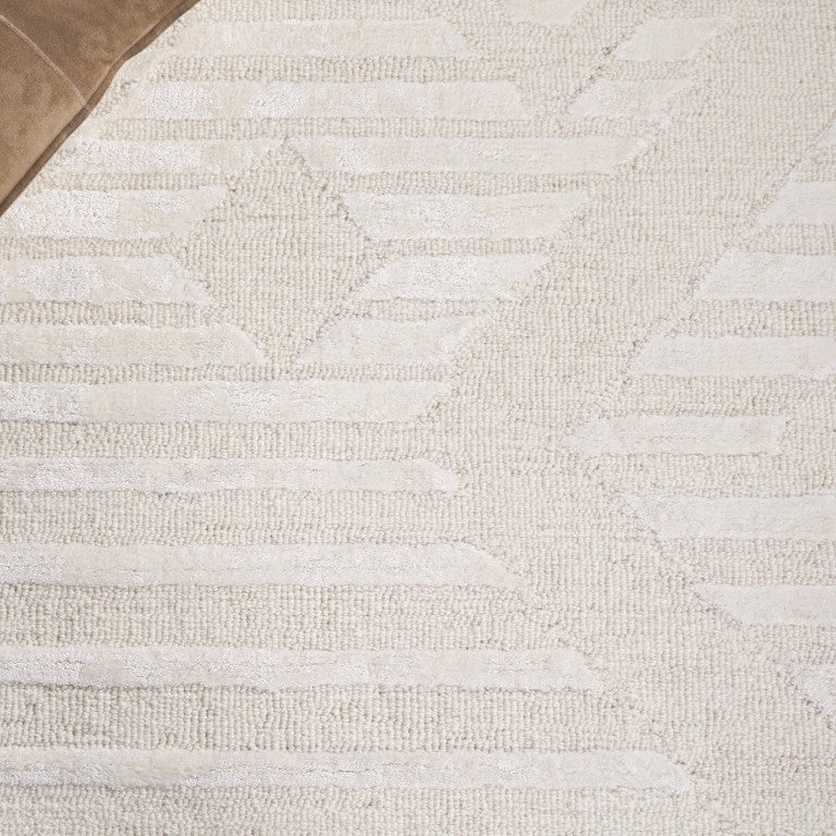 Safavieh Soho Hand Tufted Ivory Wool Viscose Area Rug Solid Low Pile Living Room Accent SOH177A-9