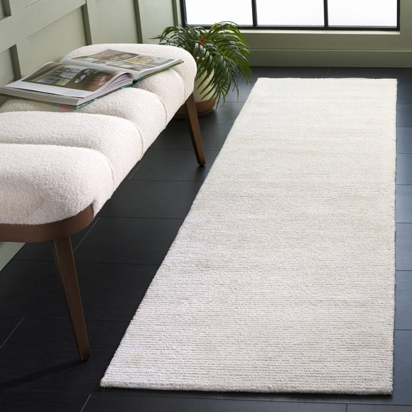 Safavieh Soho Hand Tufted Viscose Wool Runner Rug Plush Ivory Hallway Accent Artisan Made SOH178A-28