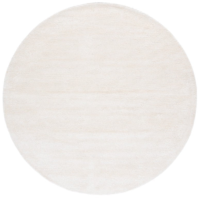 Safavieh Soho Hand Tufted Round Ivory Wool Viscose Rug Soft Sheen for Living Dining Rooms SOH178A-6R