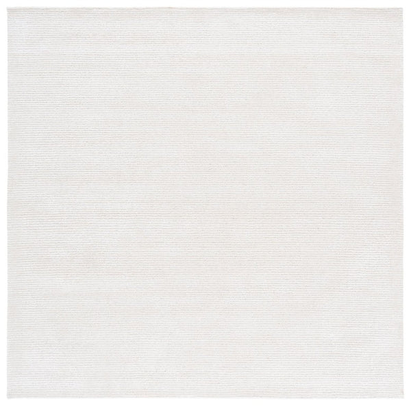 Safavieh Soho Hand Tufted Square Area Rug Viscose Wool Blend Solid Ivory for Living Rooms SOH178A-6SQ