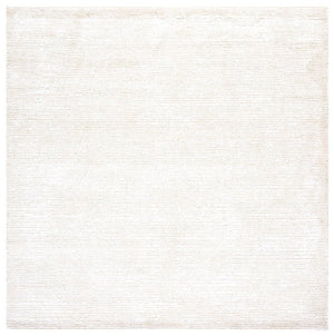 Safavieh Soho Hand Tufted Square Area Rug Viscose Wool Blend Solid Ivory for Living Rooms SOH178A-6SQ