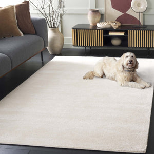 Safavieh Soho Hand Tufted Viscose Wool Ivory Area Rug Plush Minimalist Living Room Accent SOH178A-6