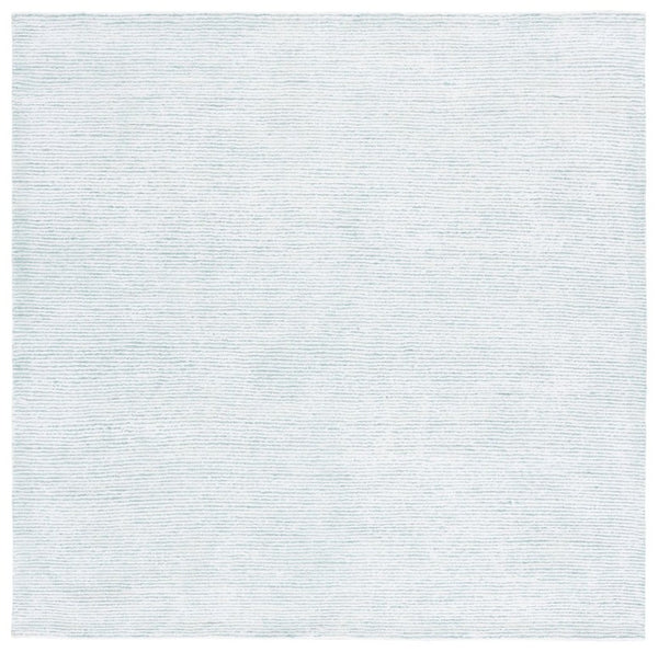 Safavieh Soho Hand Tufted Viscose Wool Area Rug Ivory Turquoise Artisan Square Living Room SOH178J-6SQ