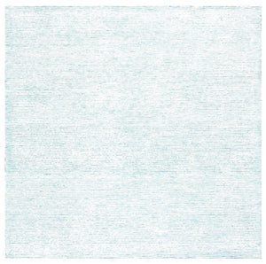 Safavieh Soho Hand Tufted Viscose Wool Area Rug Ivory Turquoise Artisan Square Living Room SOH178J-6SQ