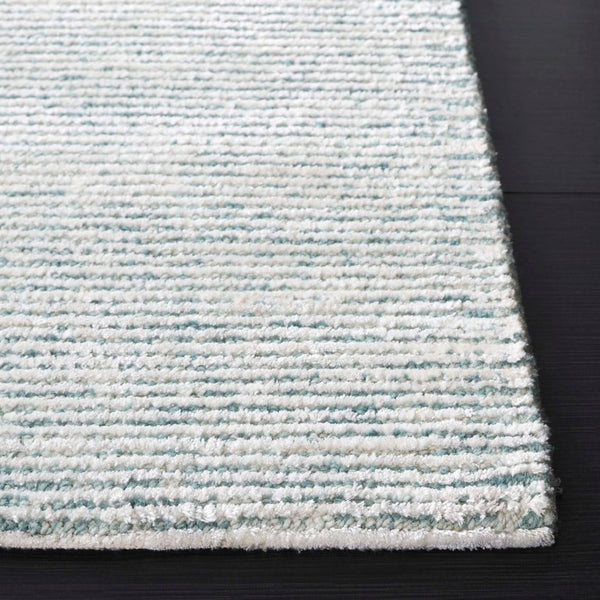 Safavieh Soho Hand Tufted Viscose Wool Area Rug Ivory Turquoise Artisan Square Living Room SOH178J-6SQ