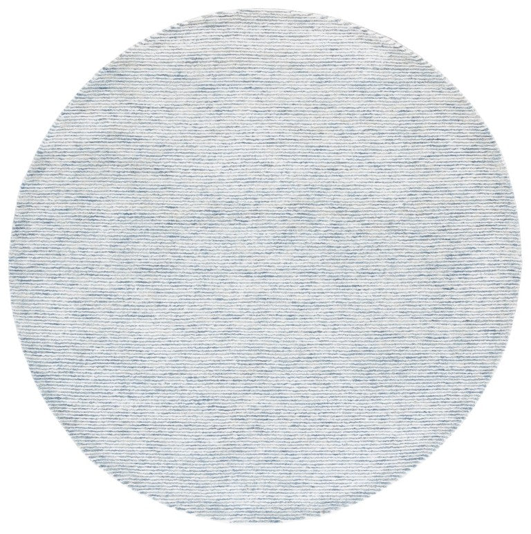 Safavieh Soho Hand Tufted Round Rug Wool Viscose Blend Distressed Linear Blue Ivory SOH178M-6R