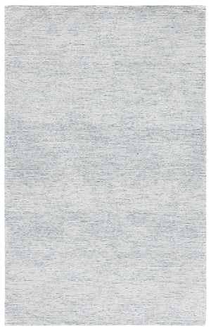 Safavieh Soho Hand Tufted Wool Viscose Area Rug Blue Ivory Linear Pattern for Living Room SOH178M-6