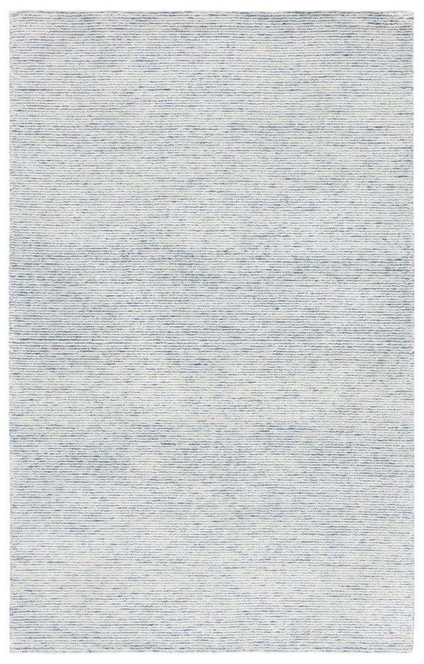 Safavieh Soho Hand Tufted Wool Viscose Area Rug Blue Ivory Linear Pattern for Living Room SOH178M-6