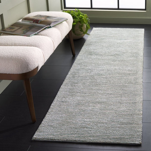 Safavieh Soho Hand Tufted Wool Viscose Runner Rug Solid Green Artisan Hallway Accent SOH178Y-28