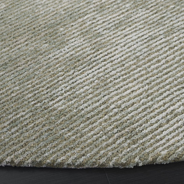 Safavieh Soho Hand Tufted Round Area Rug Viscose Wool Blend Green Watercolor Living Room SOH178Y-6R