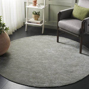 Safavieh Soho Hand Tufted Round Area Rug Viscose Wool Blend Green Watercolor Living Room SOH178Y-6R