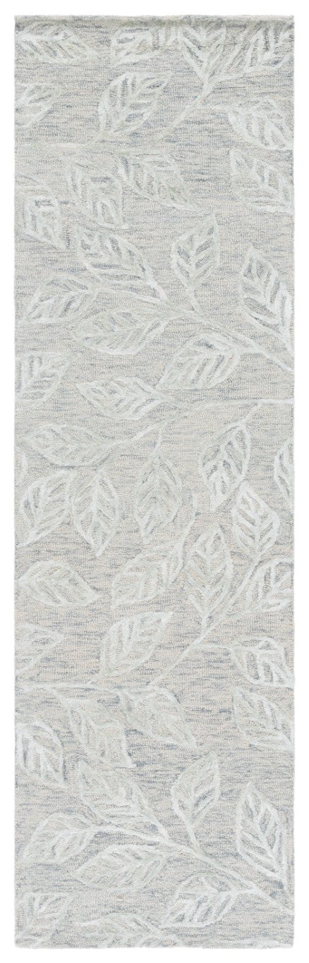 Safavieh Soho Hand Tufted Botanical Leaf Runner Rug in Viscose Wool Blend for Hallways 2'-3" x 8'-0" SOH179Y-28