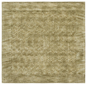 Safavieh Soho Hand-Tufted Green Chevron Rug — Luxurious 3/8" Pile, Viscose-Wool Blend, Modern Timeless Style 3'-0" x 5'-0" SOH181Y-3