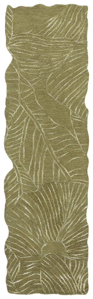 Safavieh Soho Hand-Tufted Round Area Rug In Vibrant Green – Viscose/Wool Low-Profile Modern Floral Accent 6'-0" x 6'-0" SOH183Y-6R