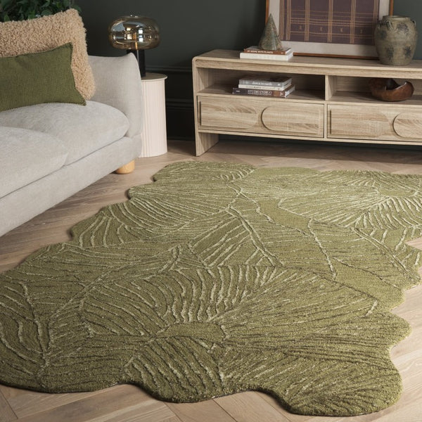 Safavieh Soho Hand Tufted Viscose Wool Blend Area Rug Soft Green Artisan Accent for Living Rooms 6'-0" x 9'-0" SOH183Y-6