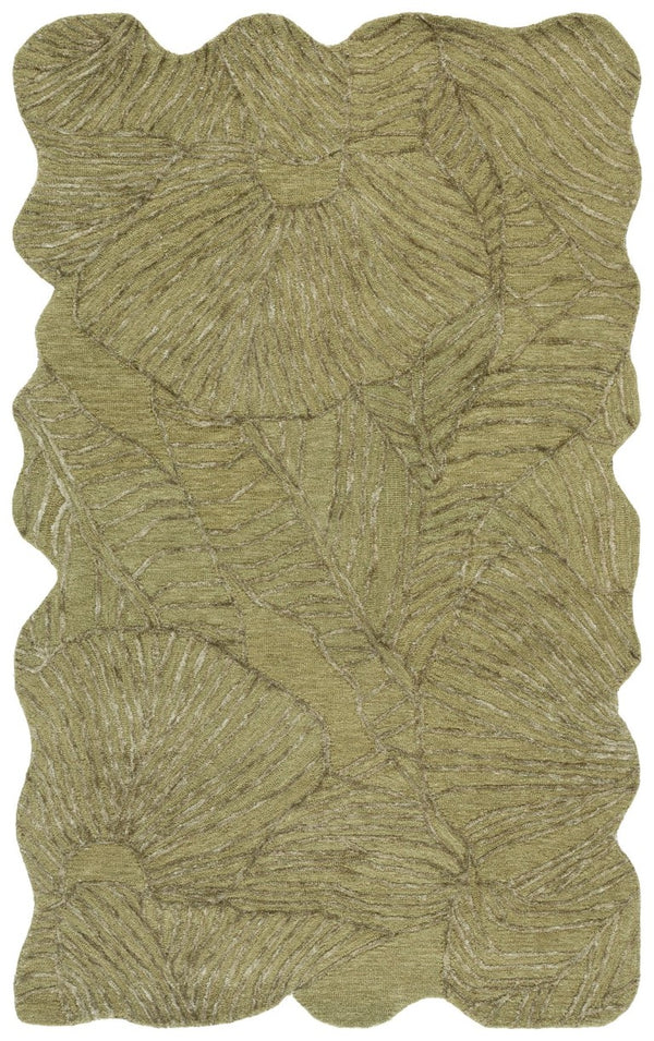 Safavieh Soho Hand Tufted Viscose Wool Blend Area Rug Soft Green Artisan Accent for Living Rooms 6'-0" x 9'-0" SOH183Y-6