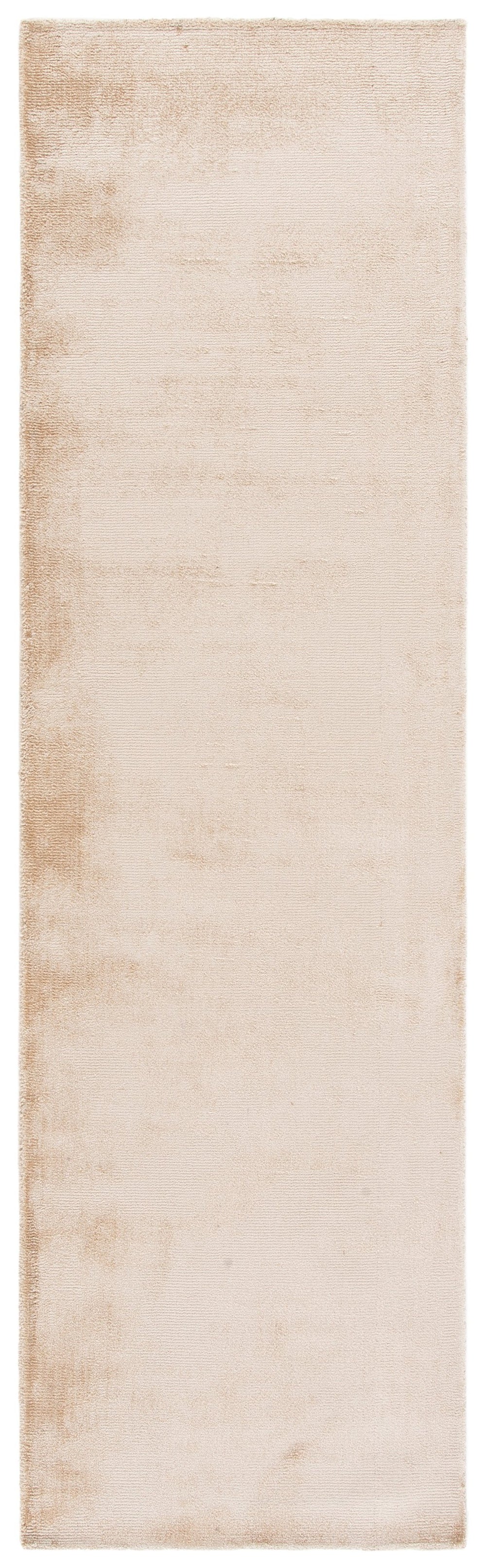 Safavieh Soho Ivory Beige Low-Profile Area Rug — Machine-Woven Viscose Cotton Blend, Minimalist Chic Flooring Decor 5'-0" x 8'-0" SOH201A-5
