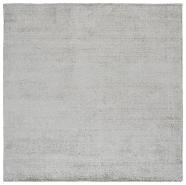 Safavieh Soho Round Silver Grey Area Rug — Low-Profile Silky Viscose-Cotton Blend, Machine-Woven Elegance 6'-0" x 6'-0" SOH201F-6R